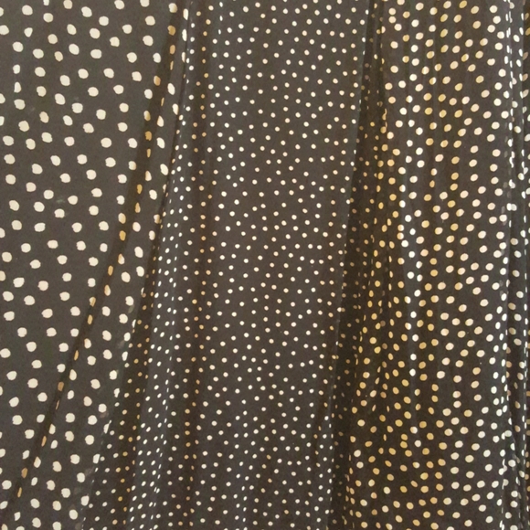 Women's 1X dress black barn black w white skirt Polka Dot/pattern - Picture 6 of 6
